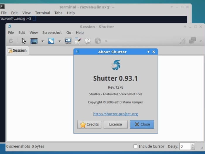 Установка Shutter на Linux